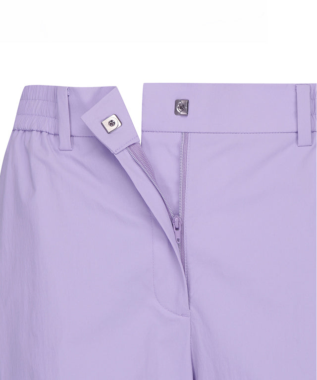 Lavender ANEW Golf Women Ventilation Slim Jogger Long Pants showcasing stylish design and comfortable fit.